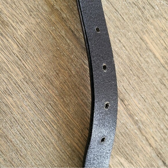 Coach Women’s Belt Black Vegetable Tanned Cowhide Leather Size S main image 5